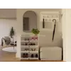 LOKA shoe Schrank, weiß