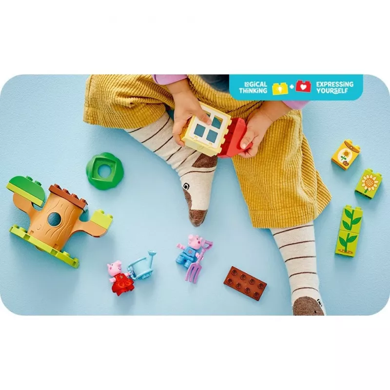 Lego 10431 Duplo Peppa Pig Garten und Baumhaus Spielset