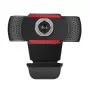 Manta W182 Webcam, HD 720p, 30 fps, eingebautes Mikrofon, USB 2.0, Schwarz