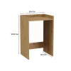 Top e Shop POLA Wäscheraumschrank für Waschmaschine – Artisan Oak