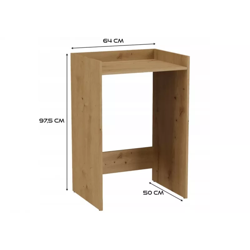 Top e Shop POLA Wäscheraumschrank für Waschmaschine – Artisan Oak
