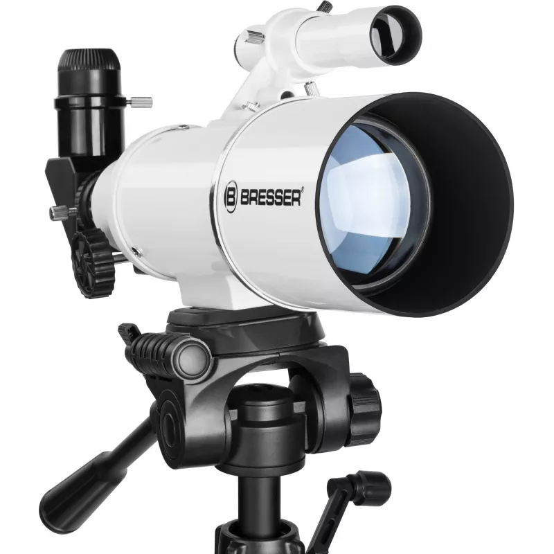 Bresser Optics CLASSIC 70/350 Refraktor 140x Schwarz, Weiß