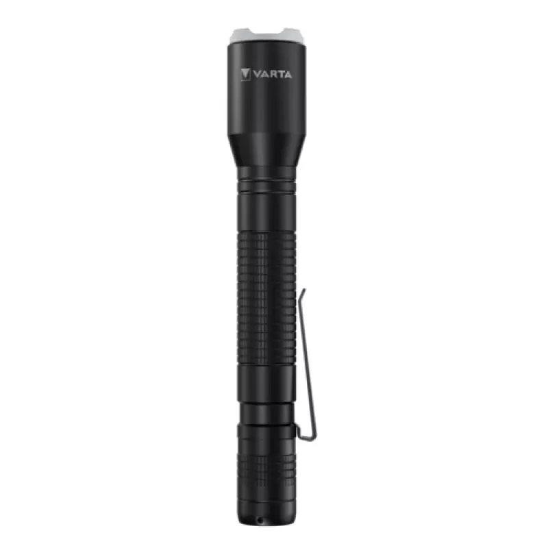 Varta 16607101421 Aluminium Light F20 Pro LED-Taschenlampe, 3 Leuchtmodi, Schwarz