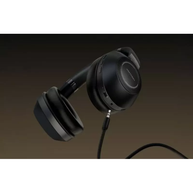 Vention NBBB0 SoundMate S11 kabellose Kopfhörer, Bluetooth 5.3, Schwarz