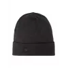 Buff schwere Merinowollmütze Loose Winter Cap - Schwarz