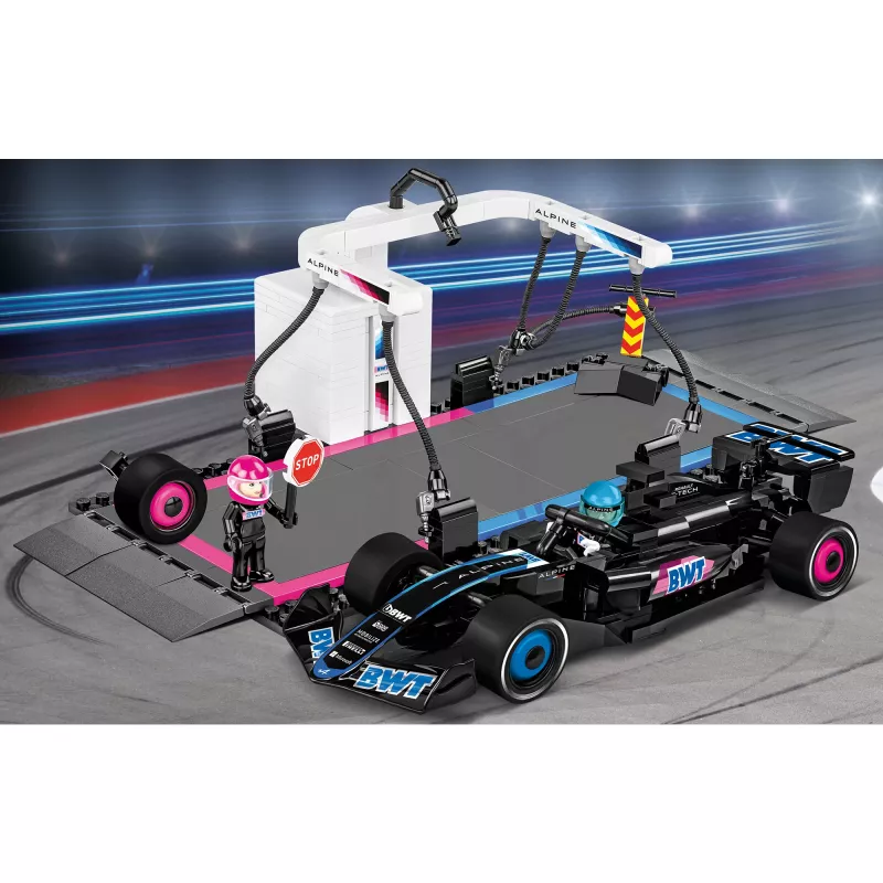 BWT Alpine F1 Boxenstopp, Konstruktionsspielzeug