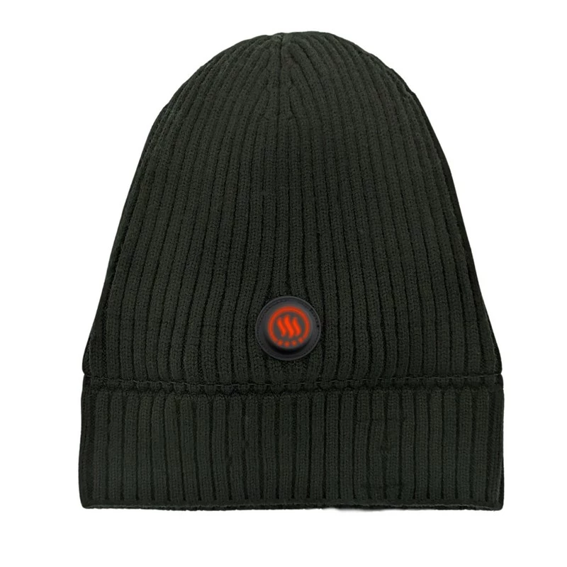 Glovii GC2B beheizte Mütze mit Akku – Polyester schwarz