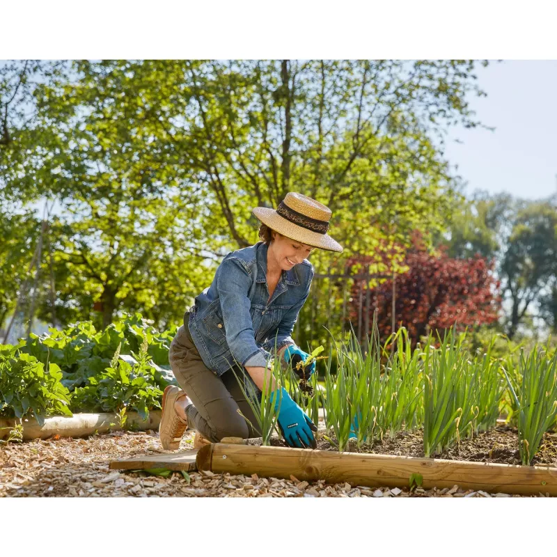 Gartenhandschuhe Gardena 11512-20 Schwarz Blau