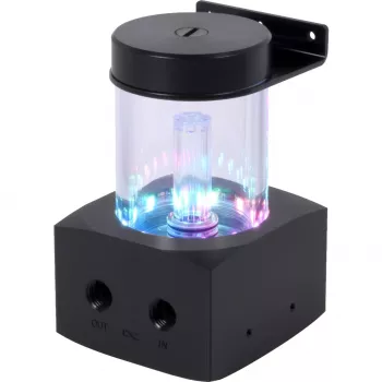 Alphacool Core 100 Aurora ARGB Ausgleichsbehälter mit VPP-Pumpe, Acryl, schwarz