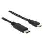 USB-Kabel DeLOCK 0,5 m USB2.0-C Micro-USB B Schwarz