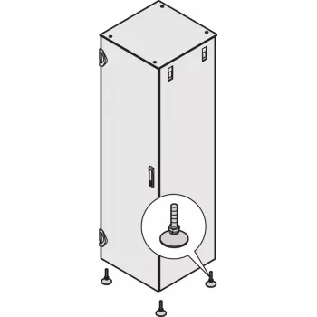 Schroff 23130079 Nivellierfüße-Set, 4 Stk.