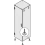 Schroff 23130079 Nivellierfüße-Set, 4 Stk.
