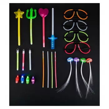 RealPower 486256 Glow Sticks Party Box, 108 Stück