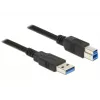 USB-Kabel DeLOCK 85069 USB 3.2 Gen 1 3 m USB A USB B Schwarz
