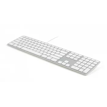 Matias FK318B-UK Aluminium Mac Hub 2xUSB Space Gray — Mechanische Mac-kompatible Tastatur mit integriertem USB-Hub