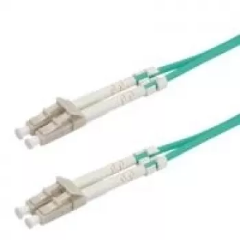 VALUE Glasfaserkabel 50/125µm OM3 - LC/LC - türkis - 15 m