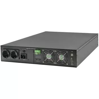 Qoltec USV AWARYJNY DO RACK 3KVA 3000W Leistungsfaktor 1.0 LCD EPO USB on-LINE (3VA, 3000W, Doppelwandlungs-Online-USV), USV