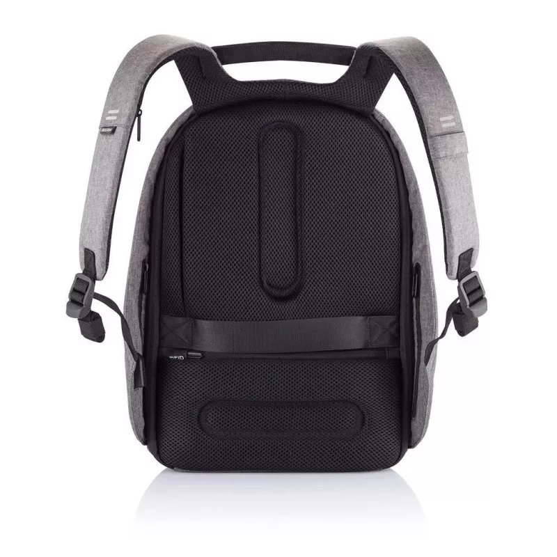 XD Design Bobby Hero Regular P705.292 Anti-Diebstahl-Rucksack, 15,6-Zoll-Laptop, 12,9-Zoll-Tablet, 16 l, USB-Ladeanschluss, RFID-Tasche, Grau