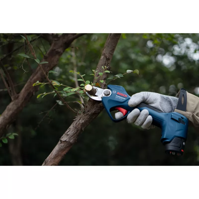 Akku-Gartenschere GGP 12V-25 Professional solo, 12 Volt (Blau/Schwarz, ohne Akku und Ladegerät)