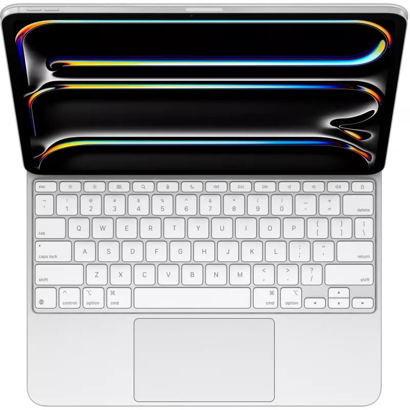 Apple Magic Keyboard für iPad Pro 13 Zoll M4 US English Weiß QWERTY