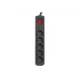 Steckdosenleiste ARMAC ARC 5 — 5 Steckdosen, 3 m Kabel, schwarz