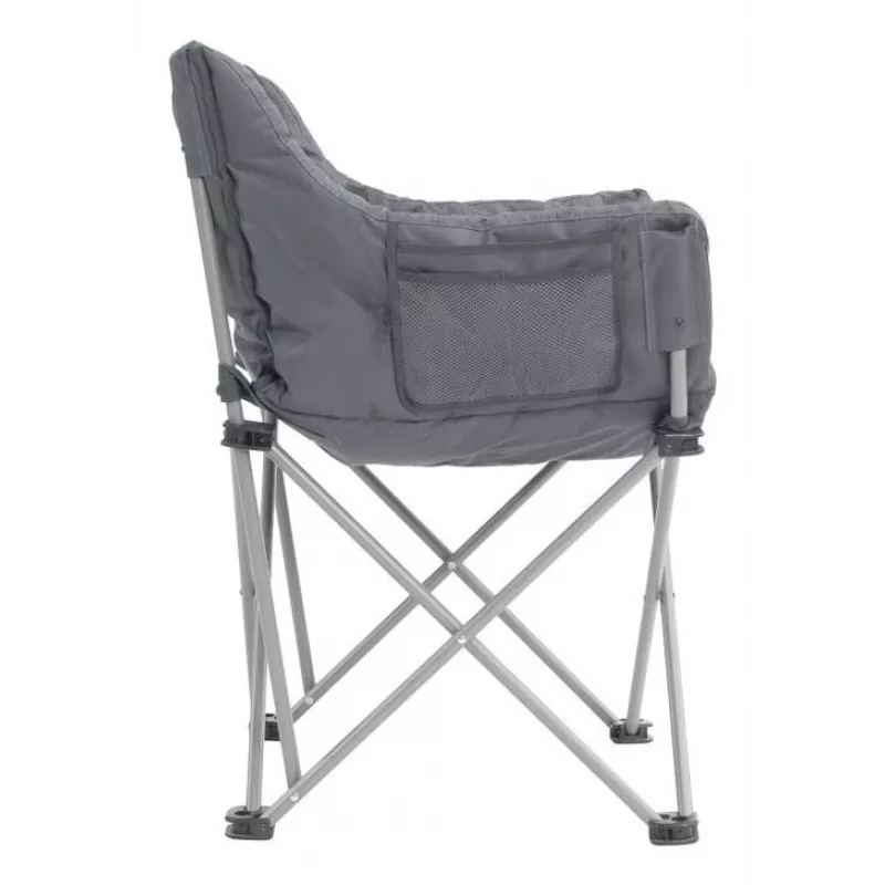Campingstuhl Outwell 470474 — 4-Bein-Klappstuhl, maximale Belastbarkeit 150 kg, Schwarz/Grau