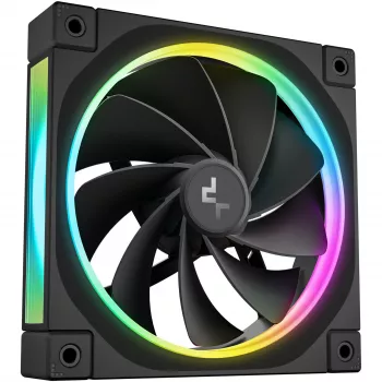 DeepCool FL12R R-FL12R-BKAPN1-G Reverse 120 mm Gehäuselüfter, 500-2150 U/min, 33,9 dB, Schwarz
