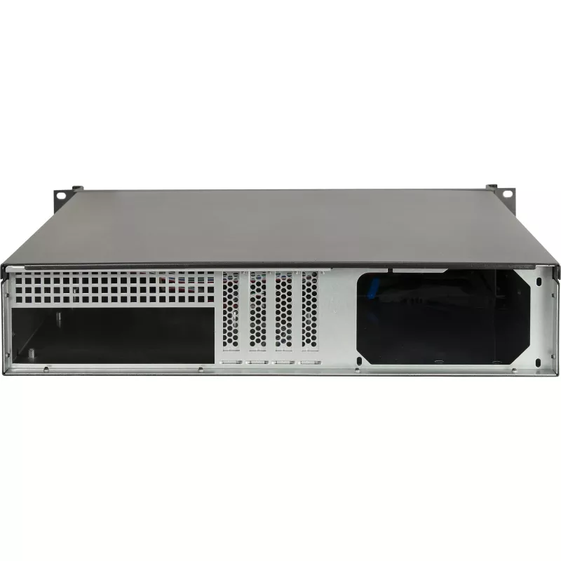 Inter-Tech 2U-K-240L 2U Rackmount-Servergehäuse für Micro-ATX, schwarz