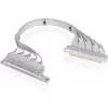 Thermaltake PCI-E 4.0 Dual 90 Degree Riser-Kabel, 40 cm, Weiß (AC-077-CO6OTN-C1)