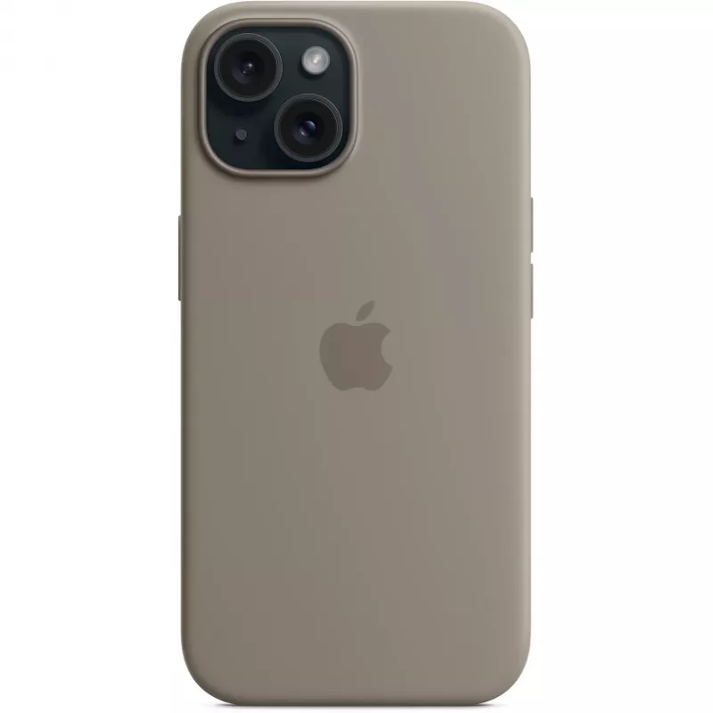 Silikonhülle mit MagSafe für iPhone 15 – Clay