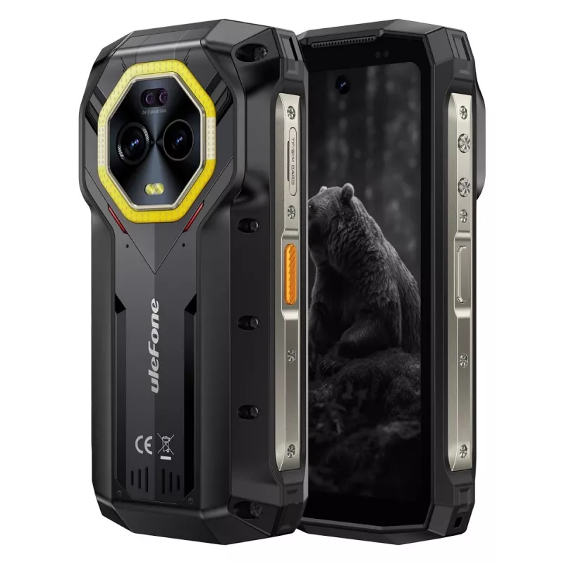 Ulefone Armor Mini 20 Smartphone, 4,7 Zoll, Helio G99, 8GB RAM, 256GB, 6200 mAh, Android 14, Schwarz