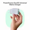 Netzteil Green Cell PowerSource Solo30 30W Weiß — USB-C-Ladegerät, 30 W Ausgangsleistung
