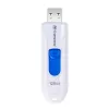 Transcend JetFlash 790 TS128GJF790W USB-Stick, 128 GB, USB 3.1 Gen 1, ausfahrbarer Anschluss, Weiß