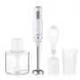 Adler AD 4620 Stabmixer-Set, 800 W, 2 Geschwindigkeiten, 450 ml Zerkleinerer, 750 ml Messbecher, Schneebesen, Weiß