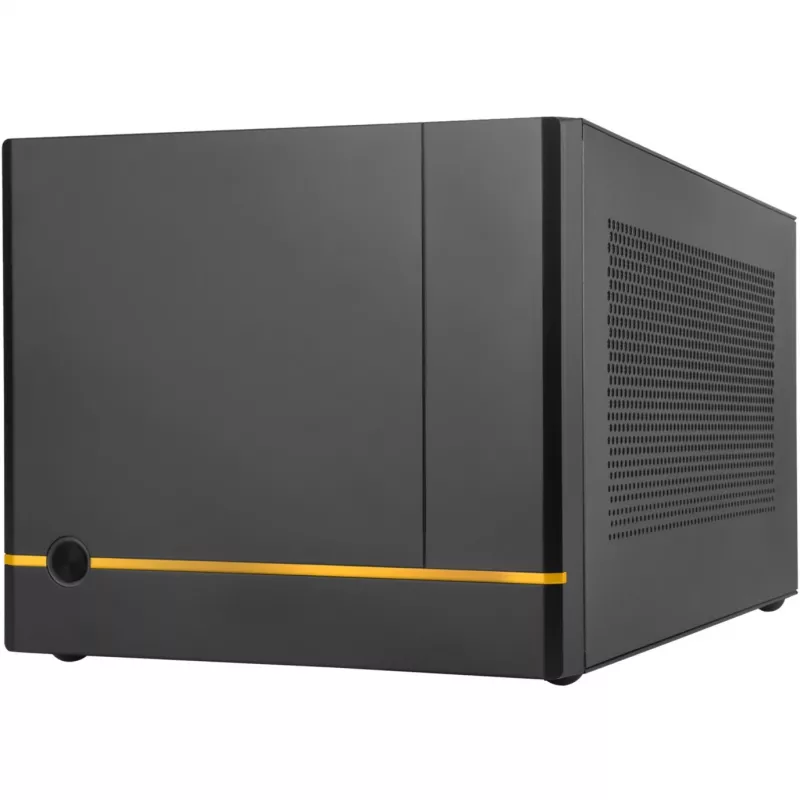 SilverStone SUGO SG14B - Tower - Mini-DTX - ohne Netzteil (ATX / PS/2) - Schwarz - USB/Audio (SST-SG14B)