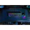 Razer BlackWidow V4 X kabelgebundene Gaming-Tastatur, Kyrillisch, Yellow Switches, Schwarz