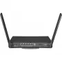 Tischrouter MikroTik hAP ac³ Dualband Wi‑Fi 5, Qualcomm IPQ4019 719 MHz, 5x Gigabit RJ‑45, 1x USB, PoE, 2 externe Antennen, schwarz
