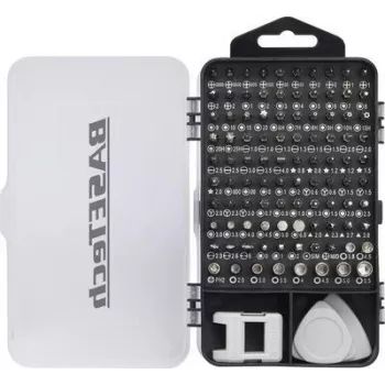 Basetech BT-2247898 Bit-Set, 116 Stk., mit Bithalter-Schraubendreher