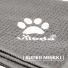 Handtuch VILEDA Pet Wipes 172650 450x700 mm, Polyester, maschinenwaschbar, grau