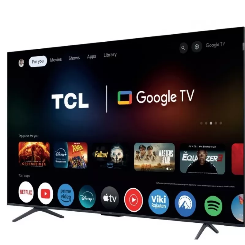 Fernseher TCL 75P81K 75 Zoll QLED 4K Display, Energieeffizienzklasse F