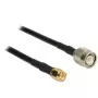 Koaxialkabel DeLOCK 89507 RG-58 C/U 10 m TNC SMA Schwarz