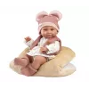Puppe Llorens 40 cm Babyvinyl mit realistischen Merkmalen und weichem Körper