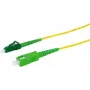 Logilink Professional - Patchkabel - SC/APC Singlemode (M) auf LC/APC Singlemode (M) - 3 m - 2 mm - Glasfaser - Simplex - 9/125 µm - G.657.A2/OS2 - halogenfrei - gelb