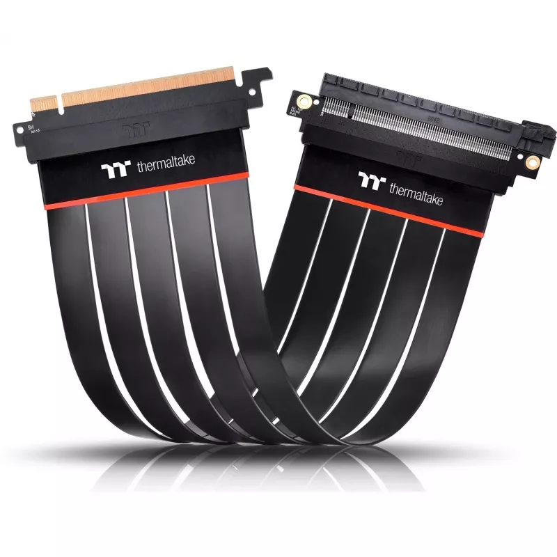 Thermaltake AC-058-CO1OTN-C1 PCIe-4.0-x16-Riser-Verlängerungskabel, 0,3 m, schwarz