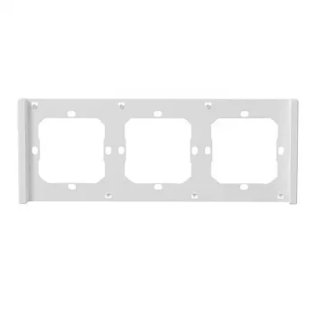 Sonoff 3-fach-Schalterrahmen M5-80 Weiß, wandmontiert, für 3 Wippenmodule