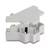 DeLOCK 67043 Keystone Halterung für Hutschiene mit Erdung, grau