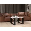 MODERN MINI table 67x67x40 cm Weiß/Schwarz
