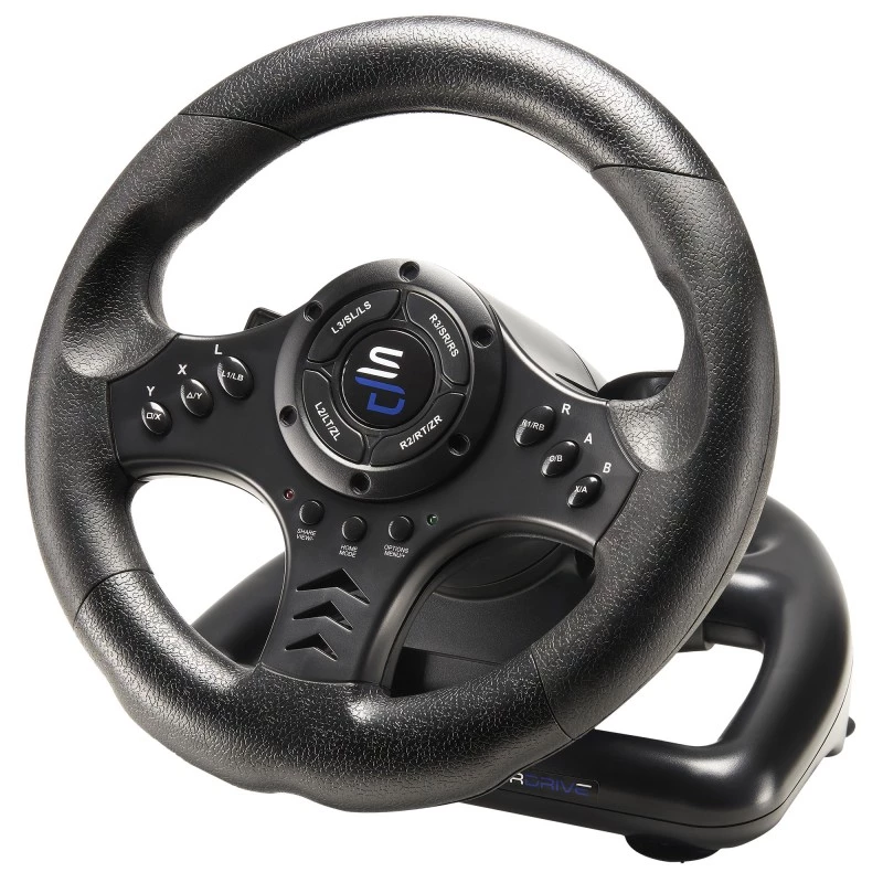 Lenkrad + Pedale Subsonic SA5426-NG Schwarz USB 180° Rotation