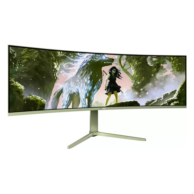 Curved Computermonitor Arozzi Nova 49 Zoll (124,5 cm) Dual QHD 5120×1440 LED VA, 4 ms, Grün