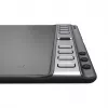 Huion Inspiroy 2L H1061P Grafiktablett, 266,7 x 166,7 mm (10,5 x 6,56 Zoll) Zeichenfläche, 8192 Druckstufen, Schwarz
